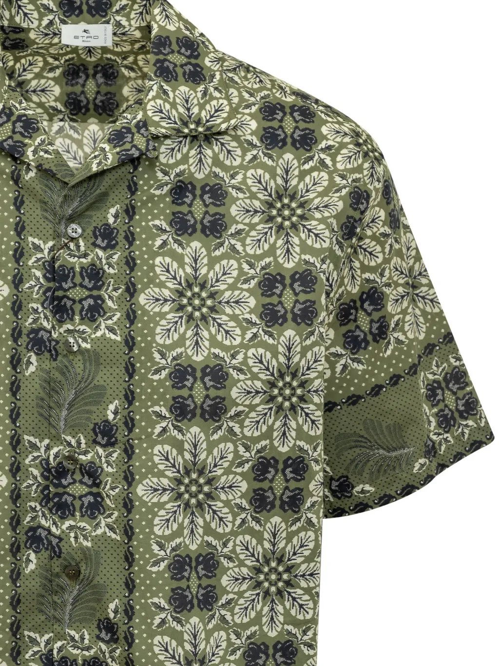 Etro Floral-Printed Short-Sleeved Shirt