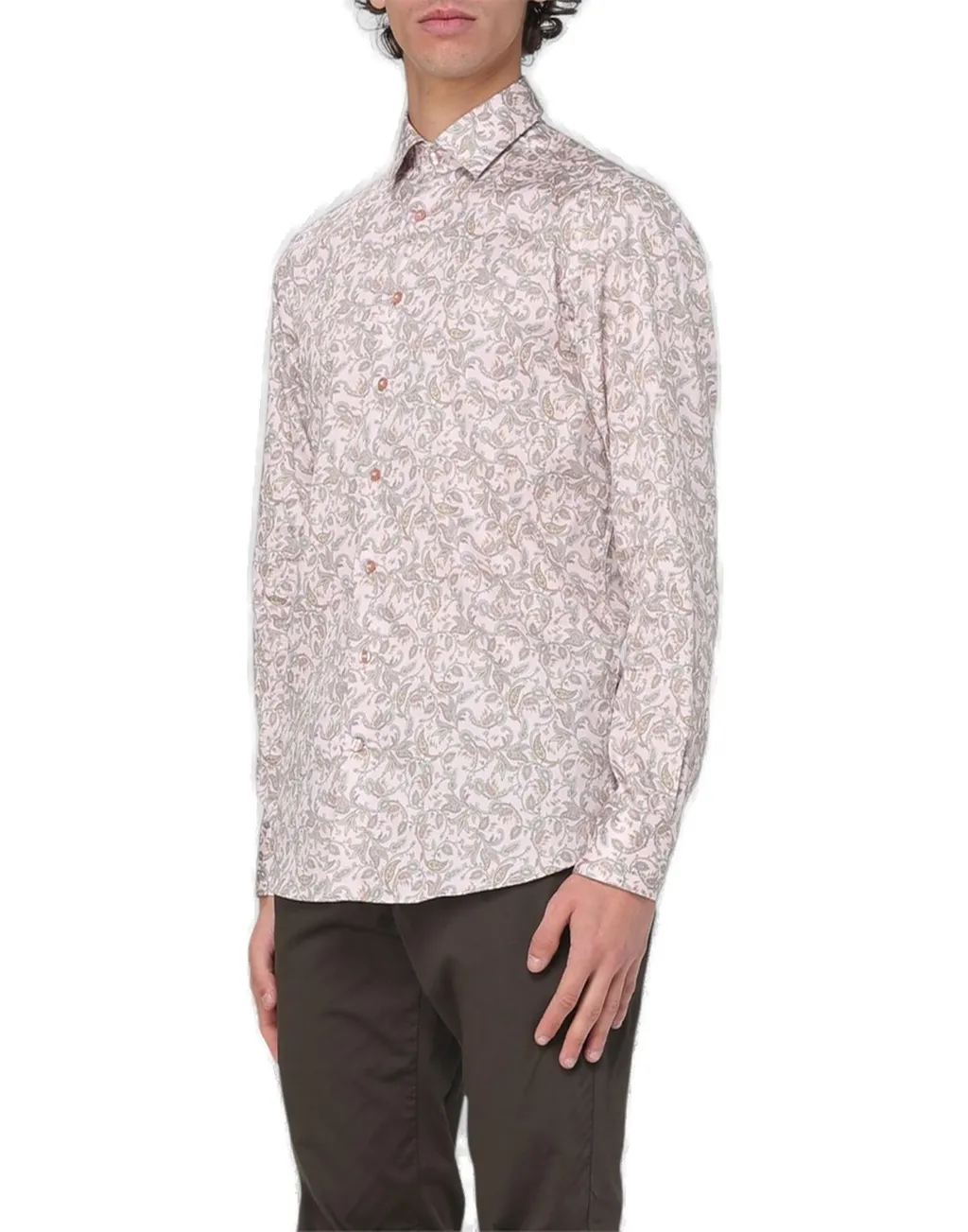 Etro Paisley Printed Long Sleeved Shirt