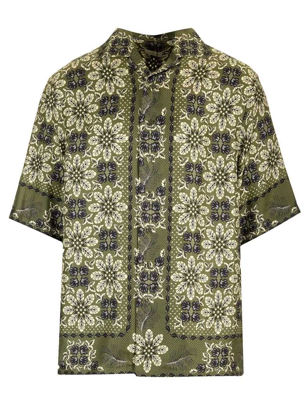 Etro Floral Printed Short-Sleeved Shirt