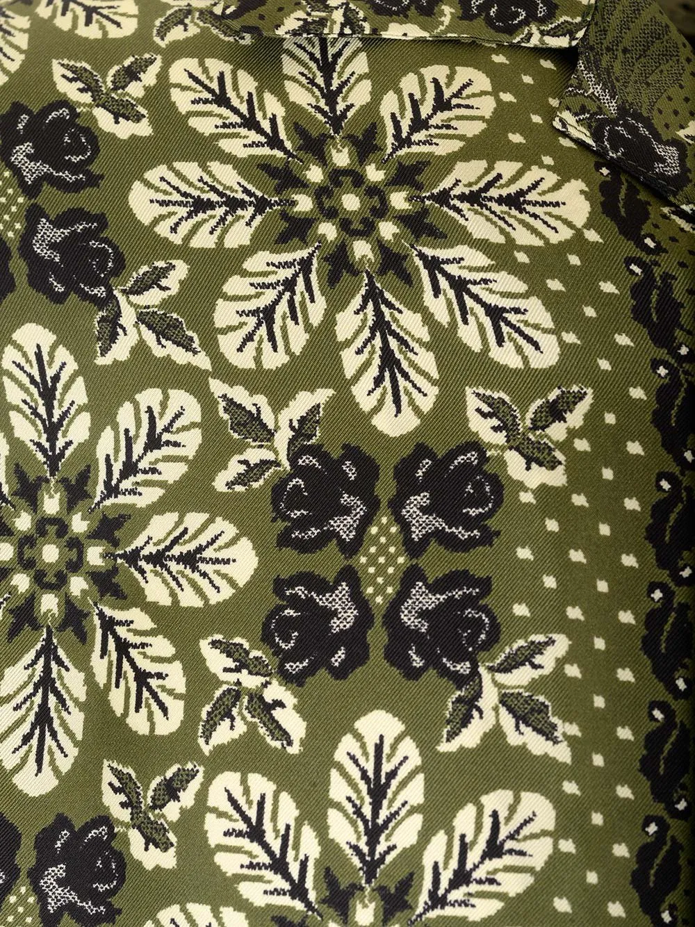 Etro Floral Printed Short-Sleeved Shirt