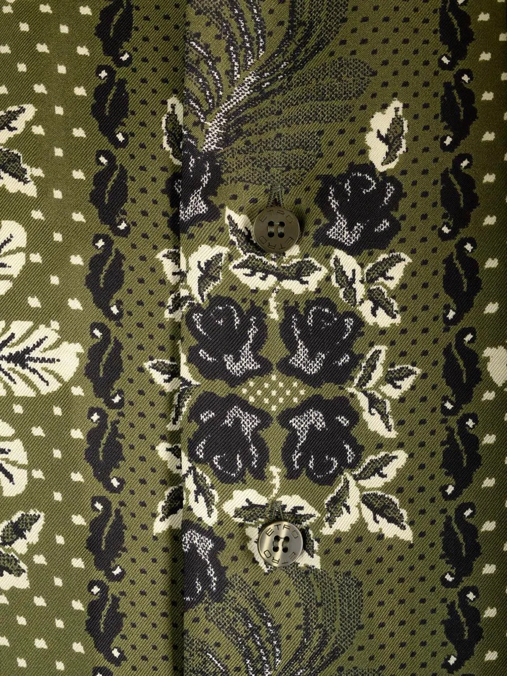 Etro Floral Printed Short-Sleeved Shirt