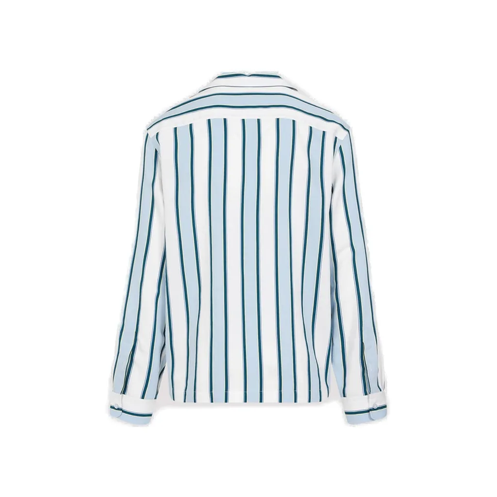Etro Logo Embroidered Striped Shirt