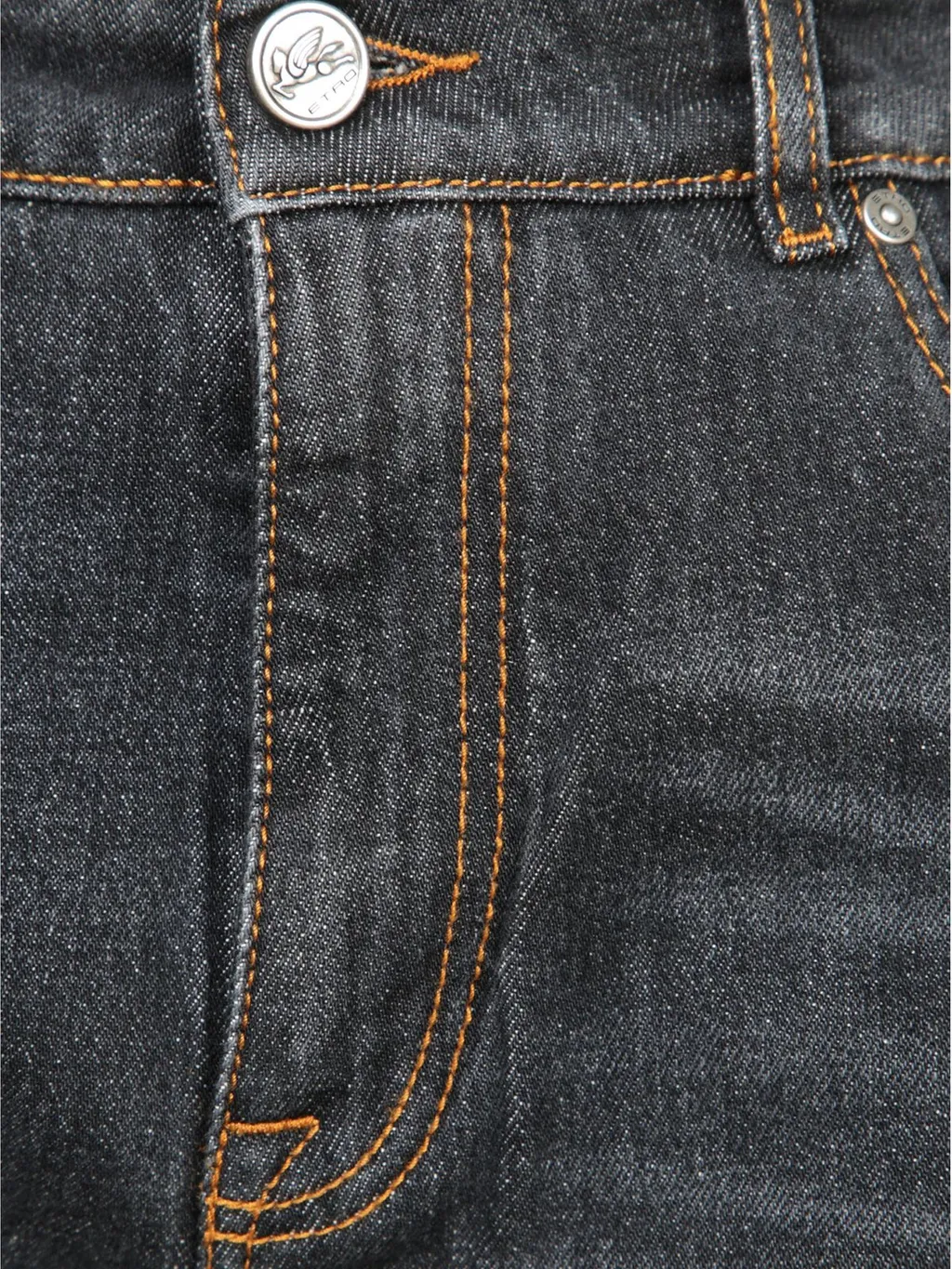 Etro Logo Embroidered Mid-Rise Jeans