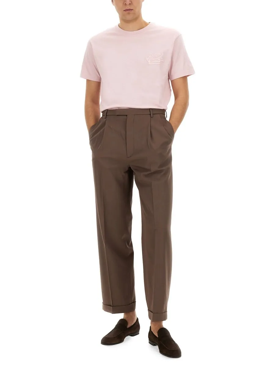 Etro Pegaso Embroidered T-Shirt