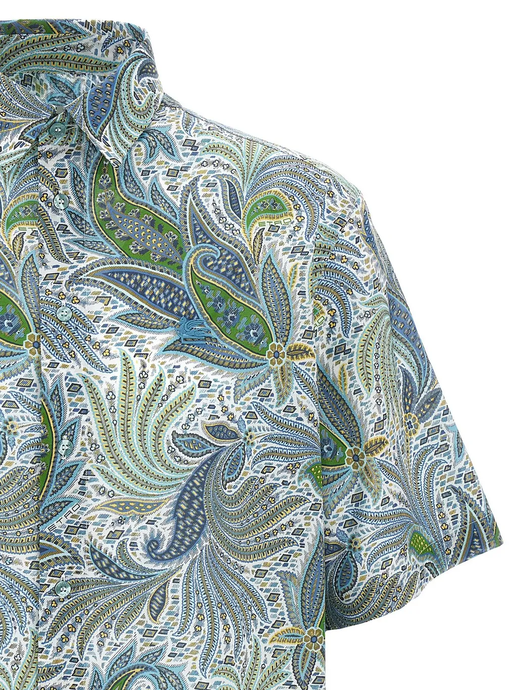 Etro Paisley Printed Short Sleeved Shirt