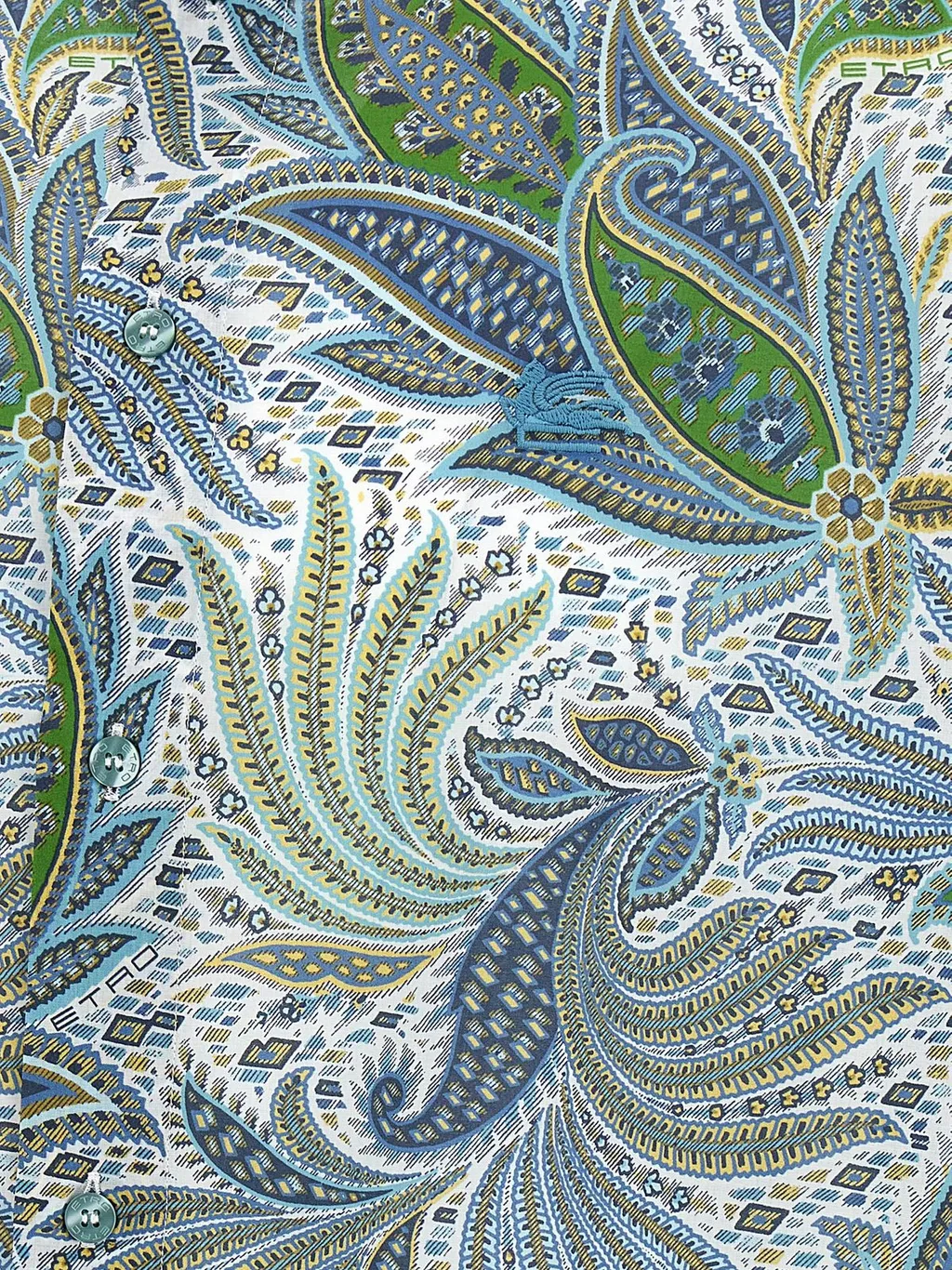 Etro Paisley Printed Short Sleeved Shirt