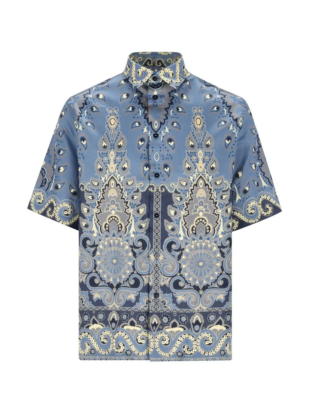 Etro Floral Printed Short Sleeved Shirt