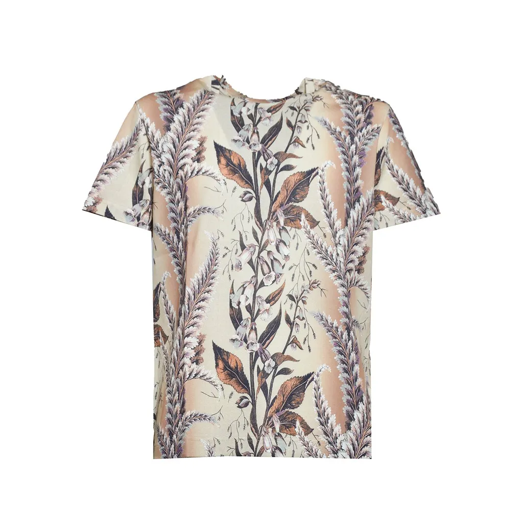 Etro Botanical Printed Crewneck T-Shirt