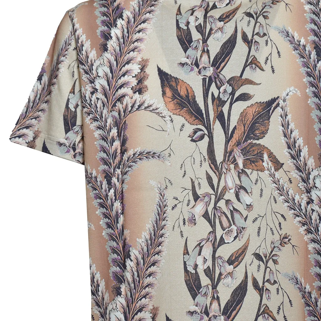 Etro Botanical Printed Crewneck T-Shirt