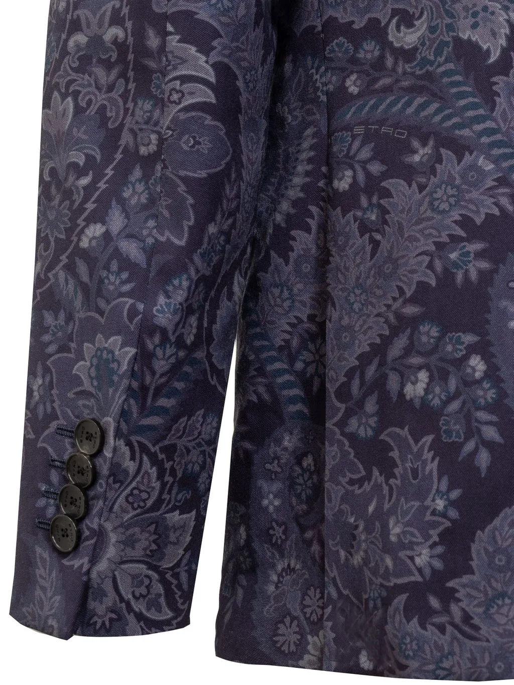 Etro Paisley Printed Single Breasted Blazer