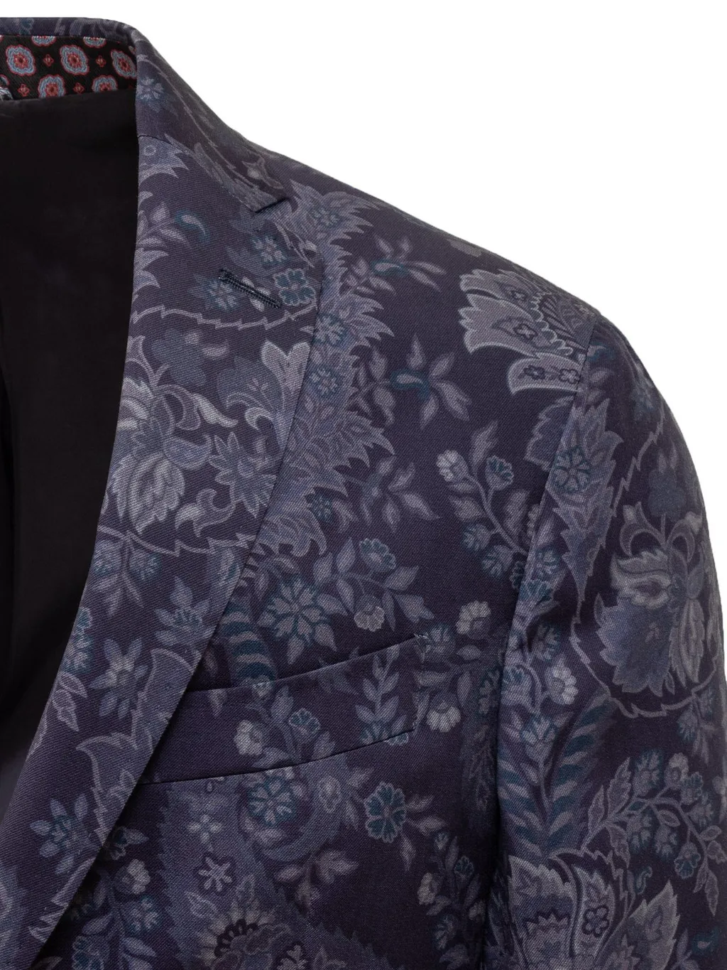 Etro Paisley Printed Single Breasted Blazer