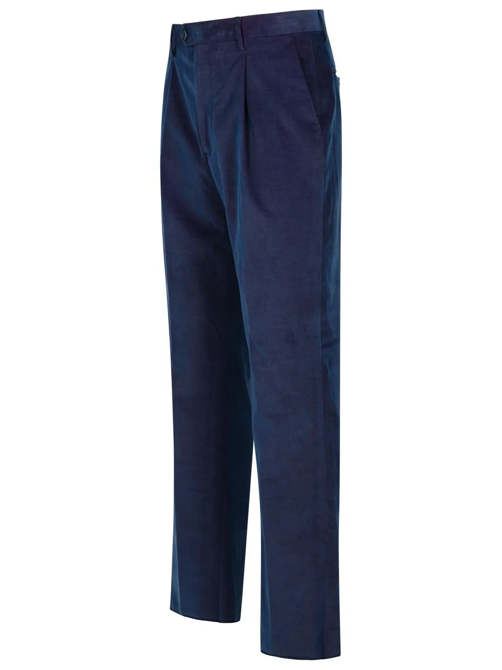 Etro Pleat Detailed Velvet Trousers