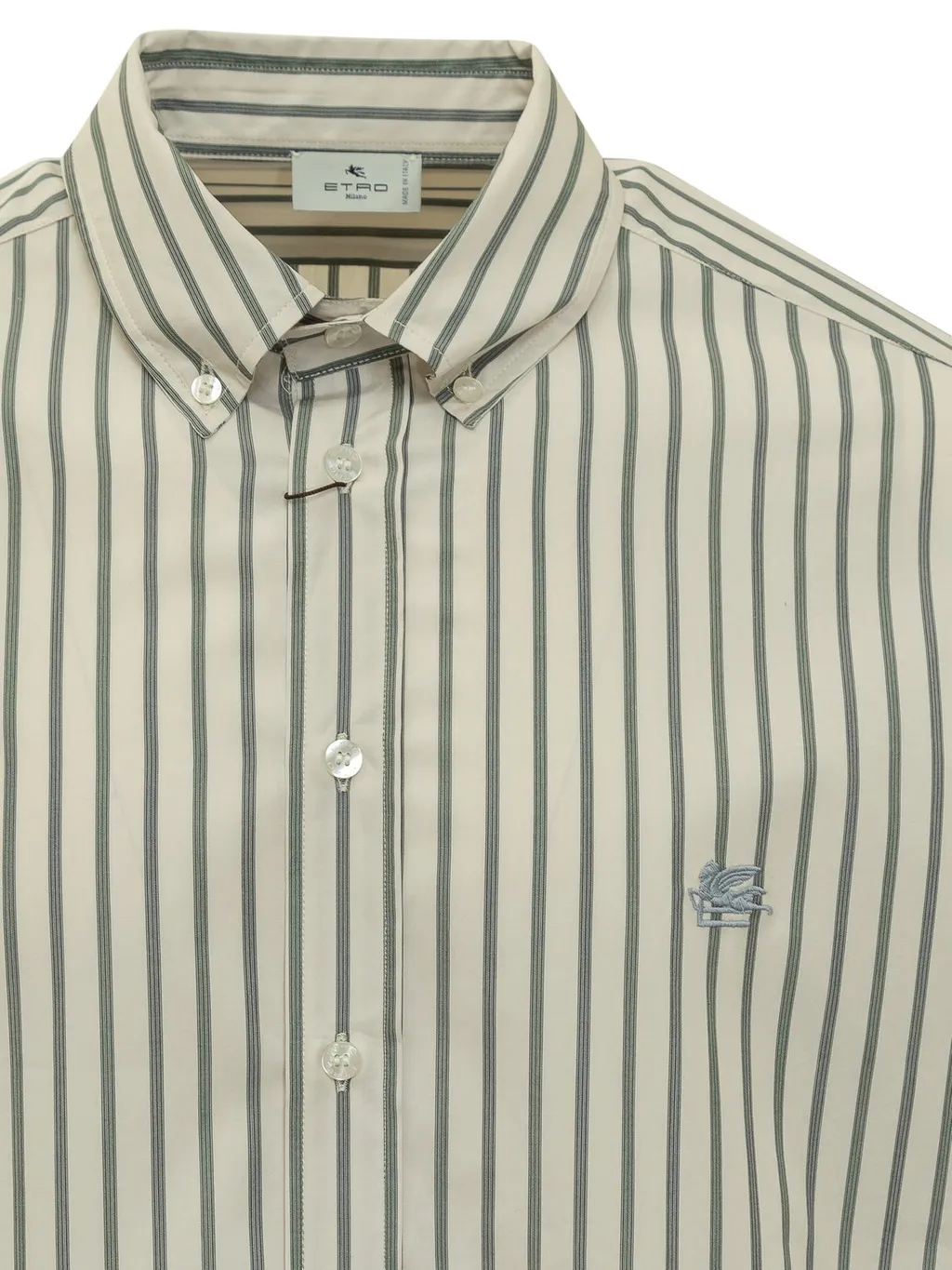 Etro Pegaso Embroidered Long-Sleeved Shirt