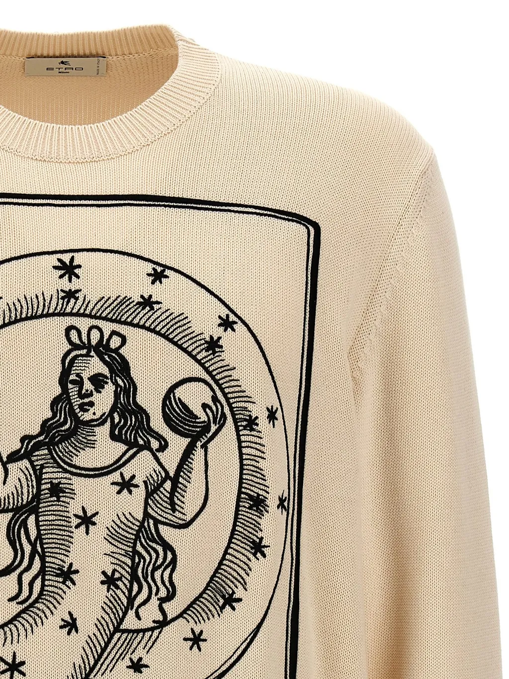 Etro Motif-Embroidered Knit Jumper
