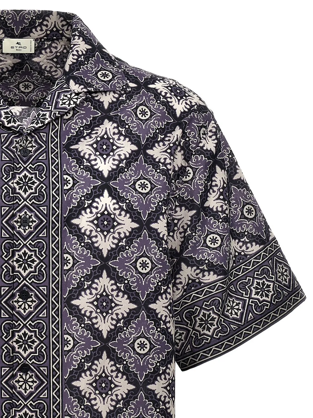 Etro Abstract Print Short-Sleeved Shirt