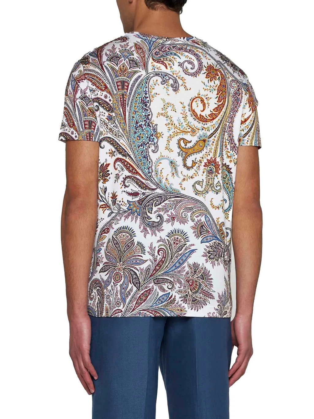 Etro Paisley Printed Crewneck T-Shirt