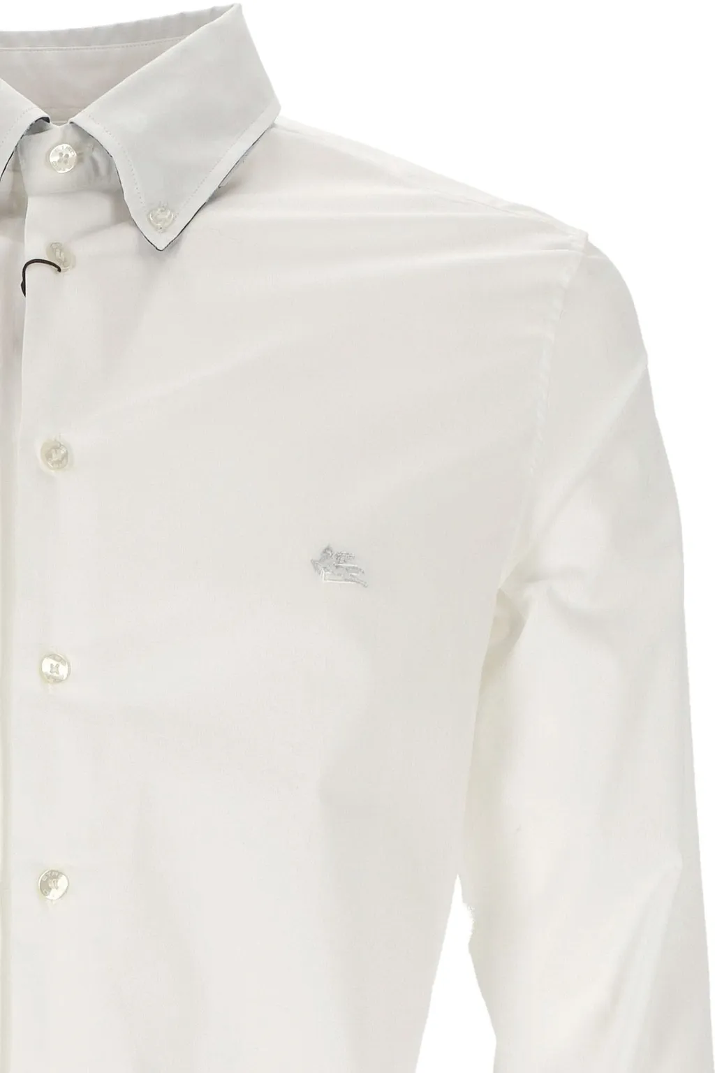 Etro Logo-Embroidered Buttoned Shirt