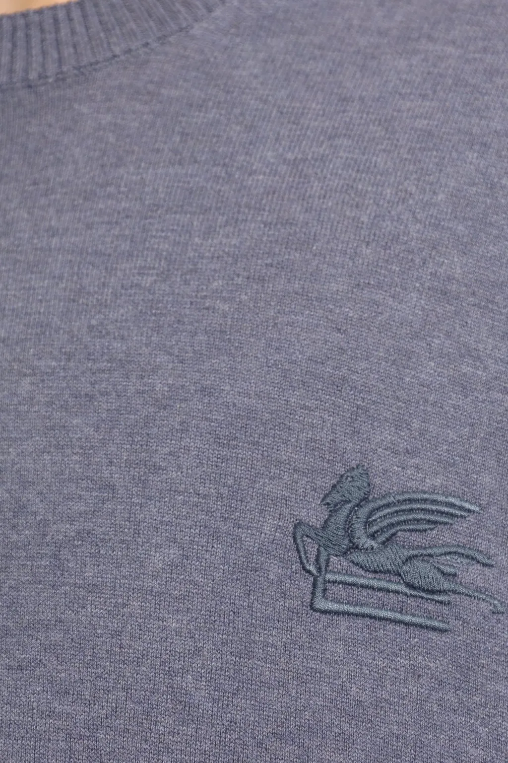 Etro Pegaso Embroidered Knit Jumper