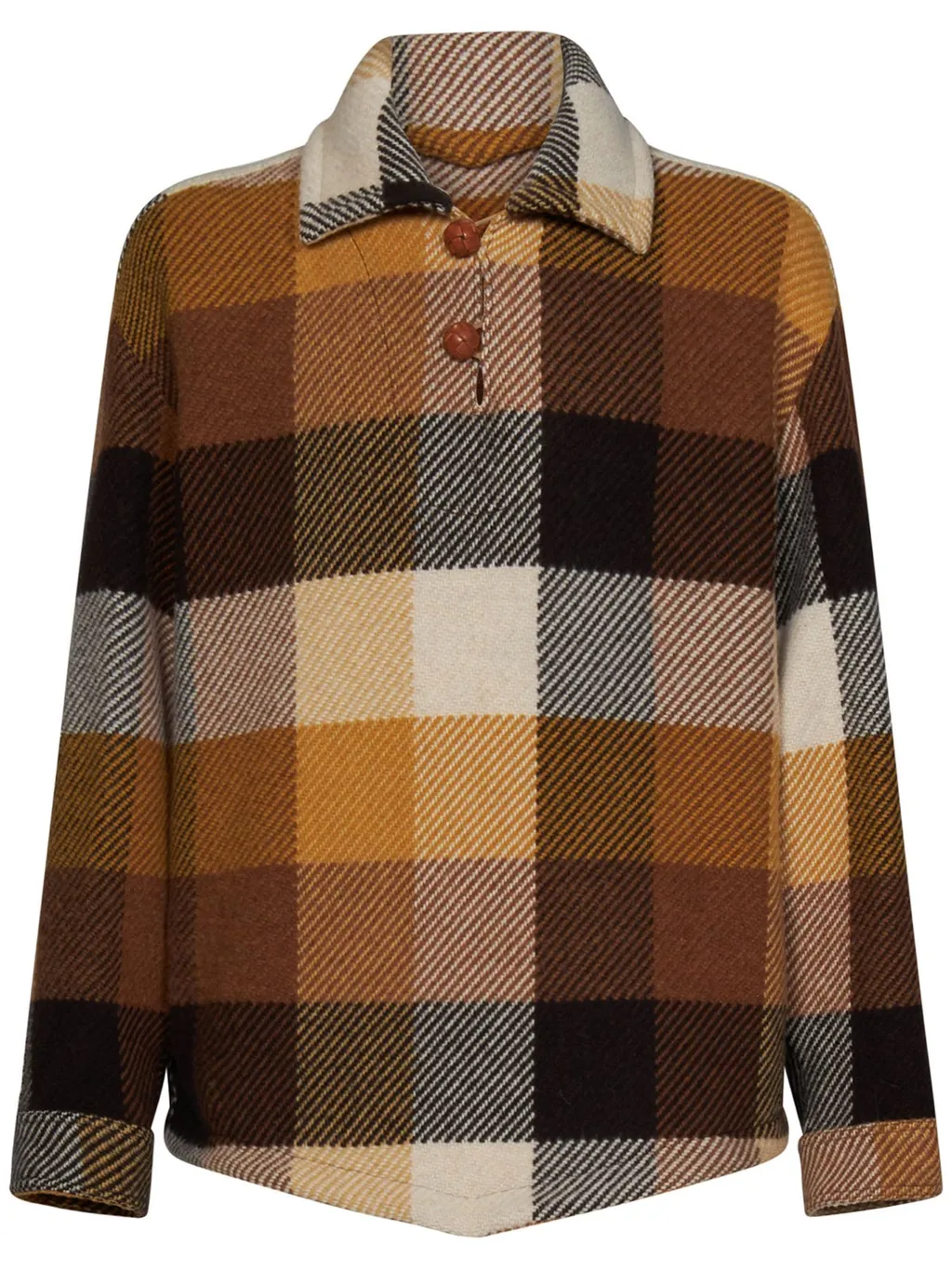 Etro Pegaso-Embroidered Split Neck Jumper