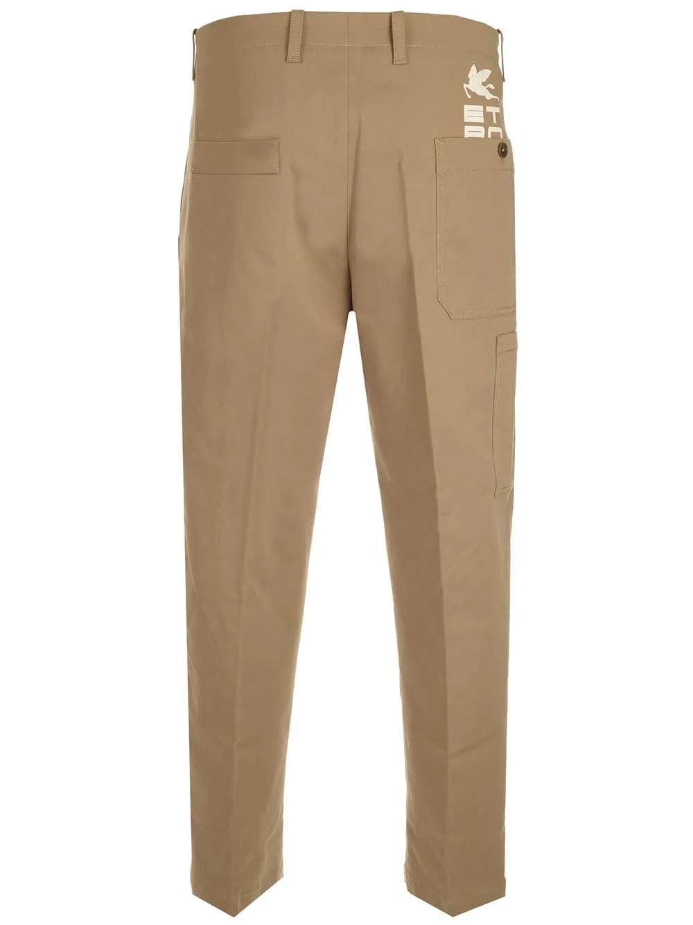 Etro Logo Printed Tapered Pants