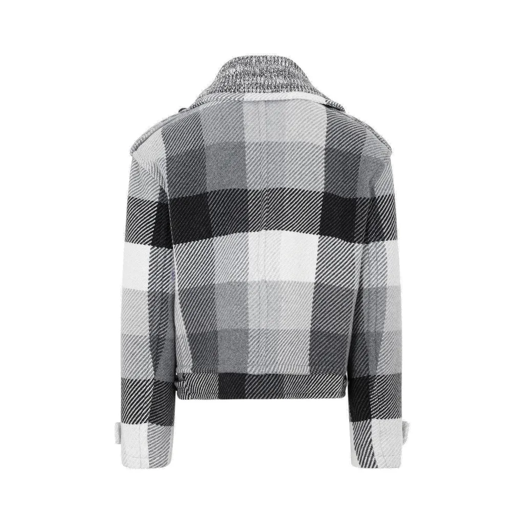 Etro Check-Patterned Button Up Jacket