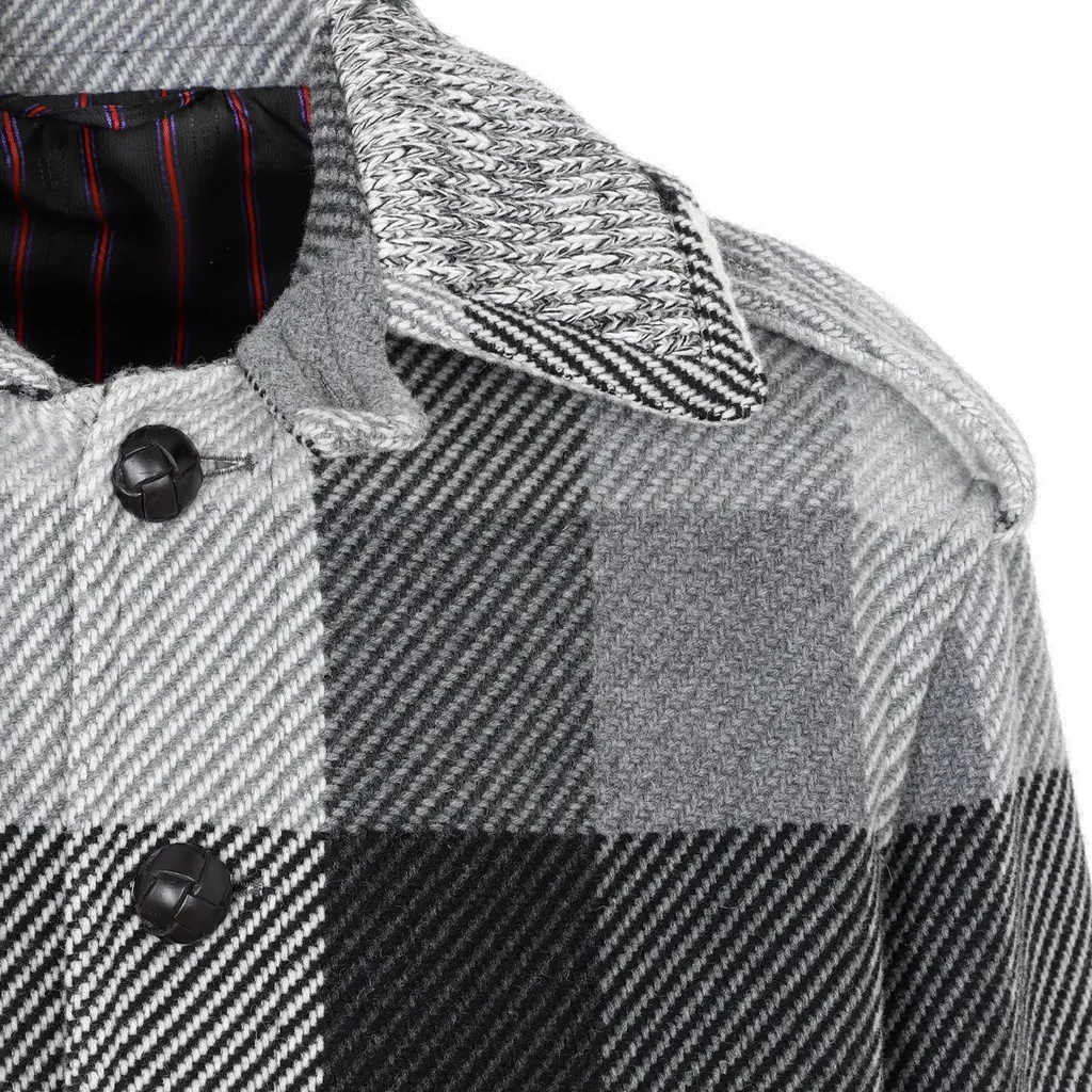 Etro Check-Patterned Button Up Jacket