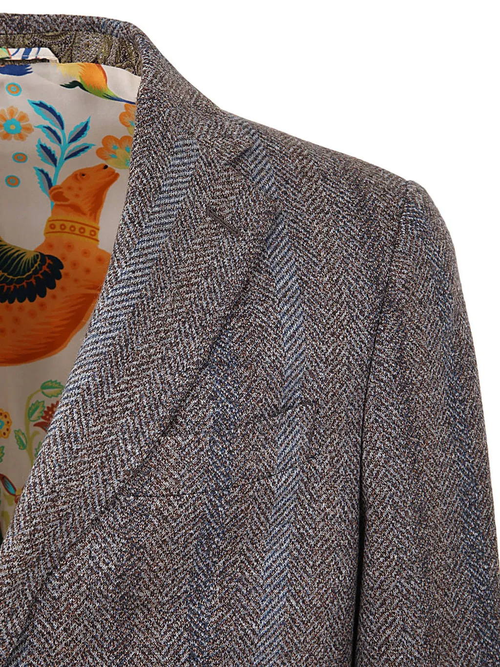 Etro Single-Breasted Striped Blazer