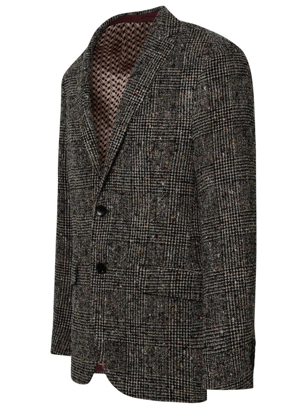 Etro Single-Breasted Checked Blazer