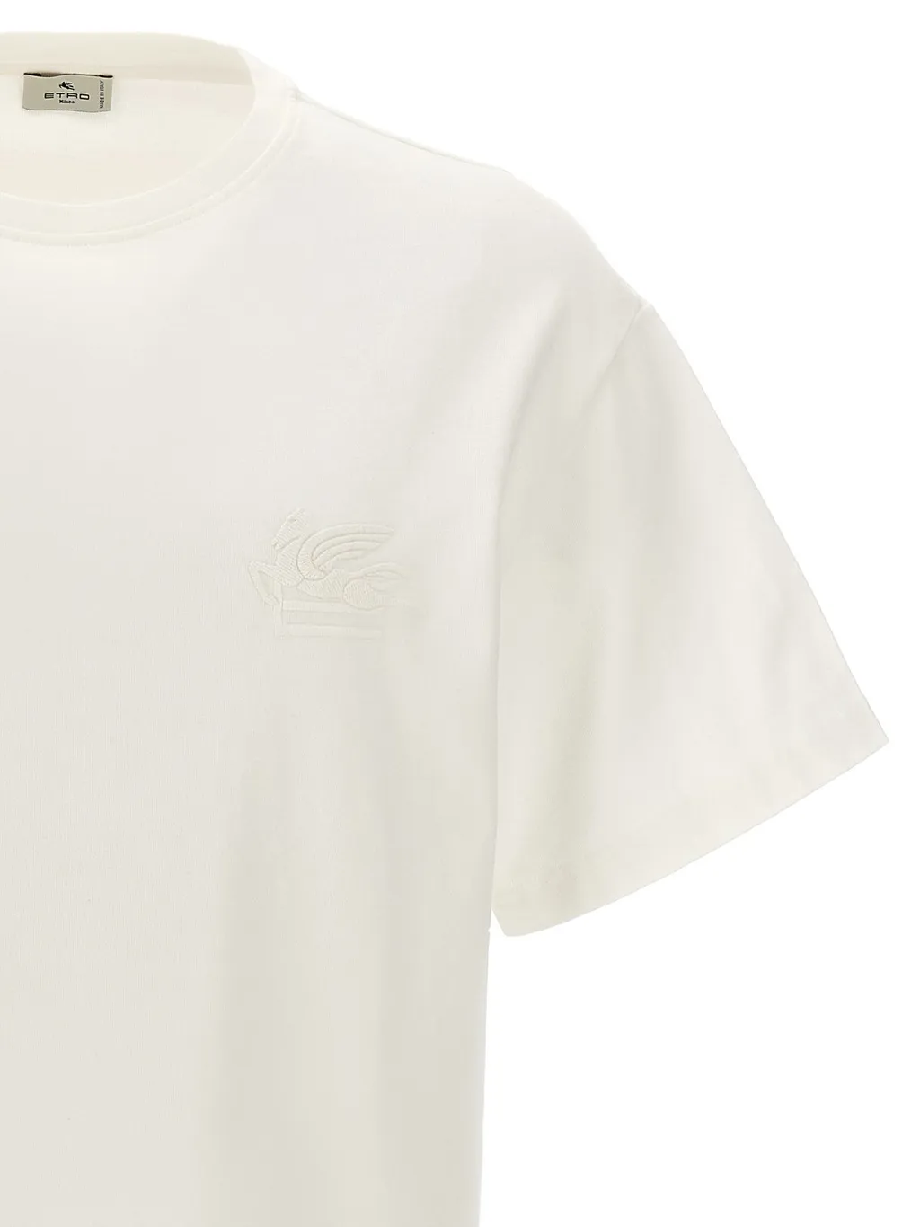 Etro Logo Detailed Crewneck T-Shirt