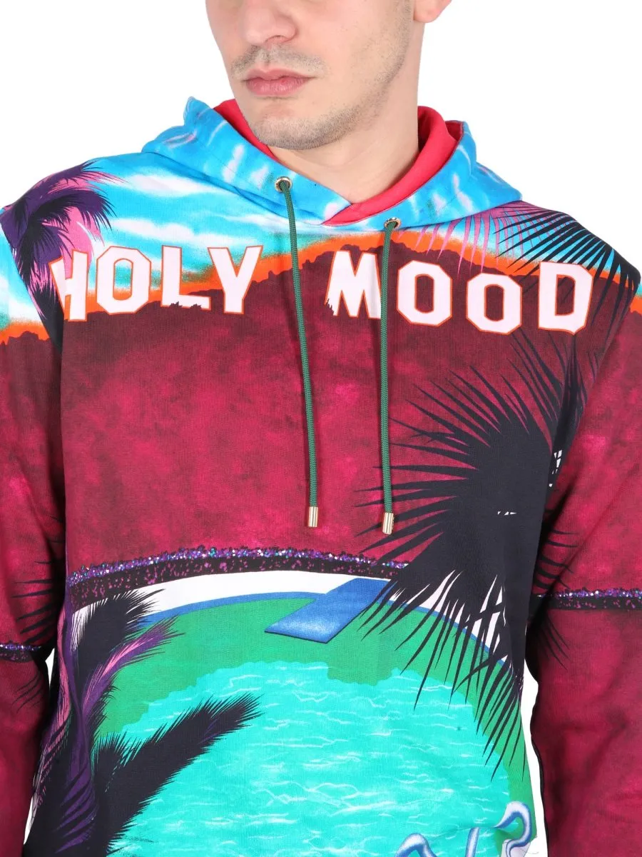 Etro Graphic Printed Drawstring Hoodie