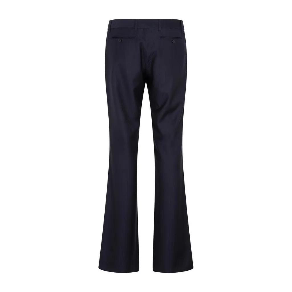 Etro Striped Straight-Leg Trousers