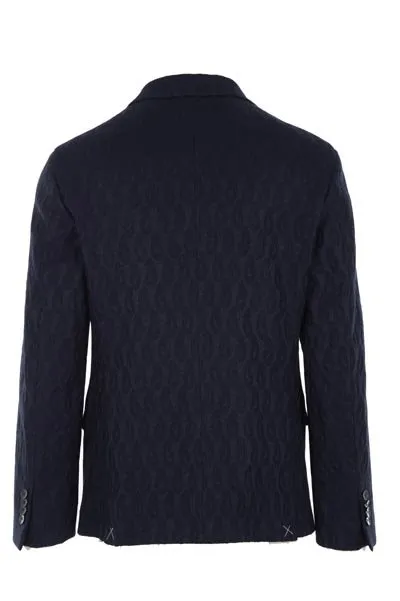 Etro Single-Breasted Logo Detailed Blazer