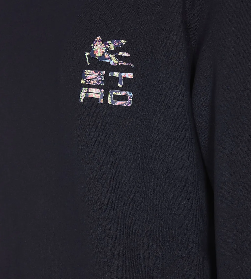 Etro Logo Printed Crewneck Sweatshirt