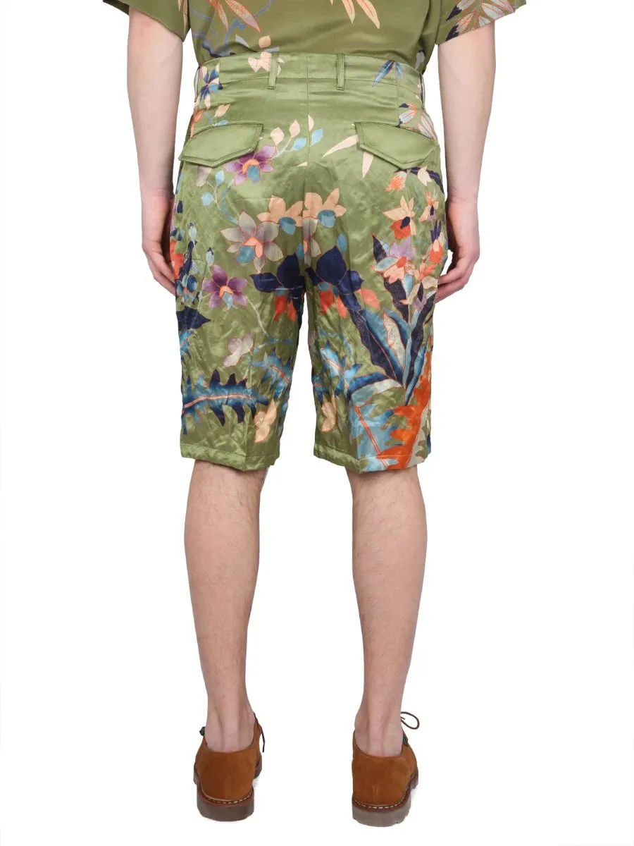 Etro Floral Print Shorts