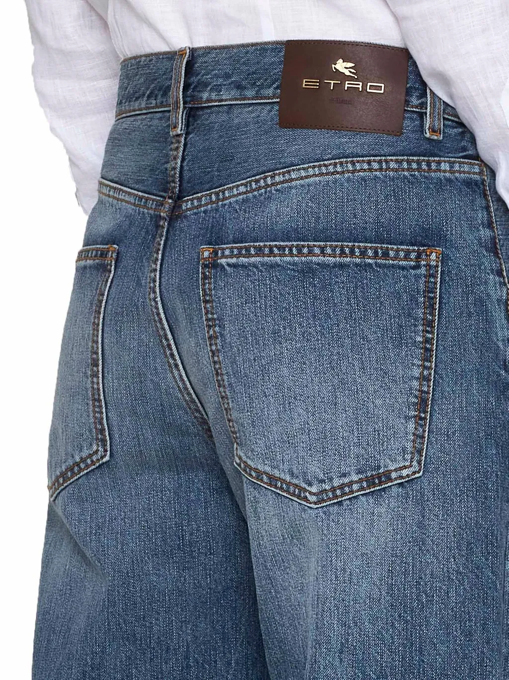 Etro Straight-Leg Mid-Rise Jeans