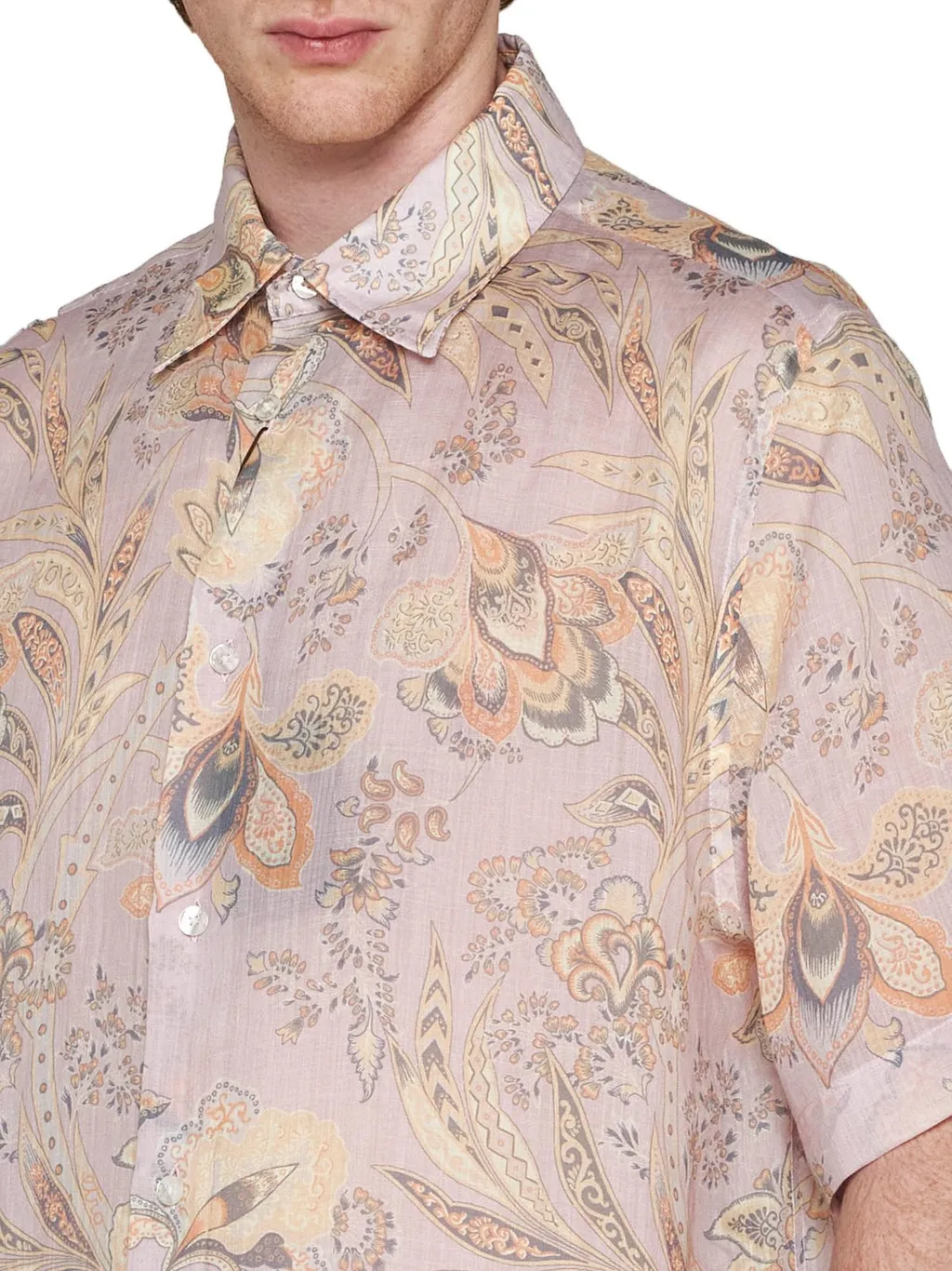 Etro Paisley Bandana Printed Short Sleeved Shirt