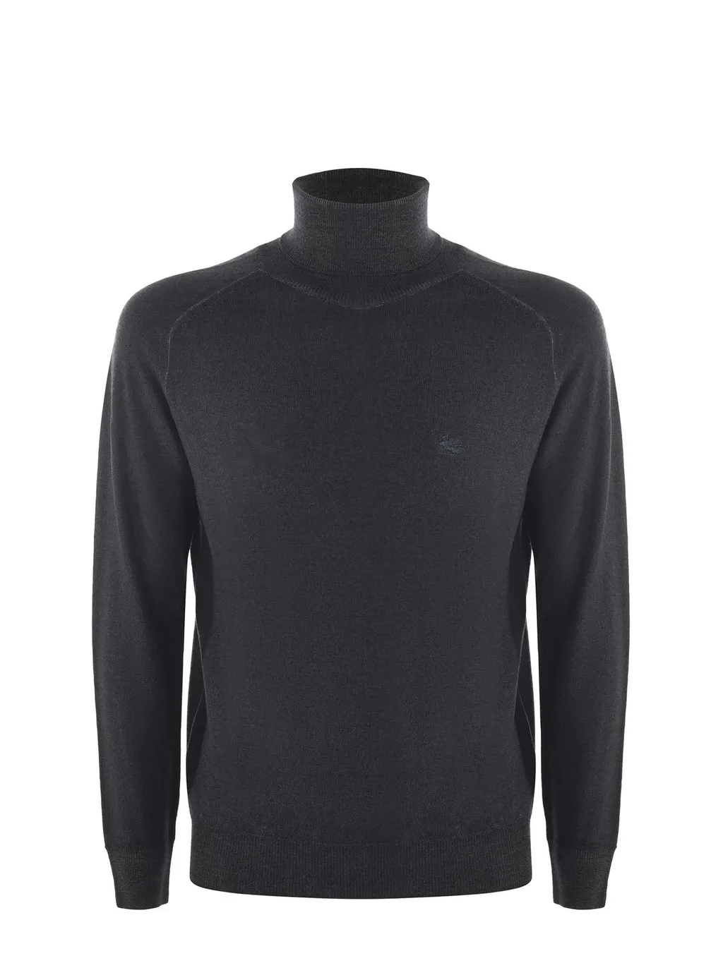 Etro Logo Embroidered Roll Neck Knitted Jumper