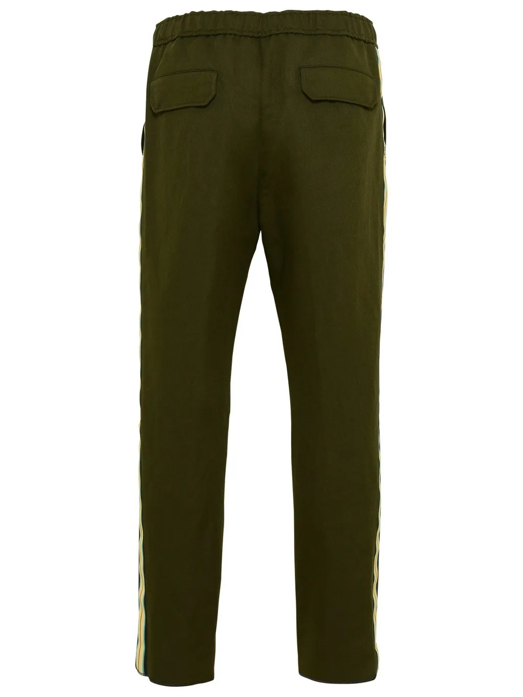 Etro Logo Band Straight Leg Pants