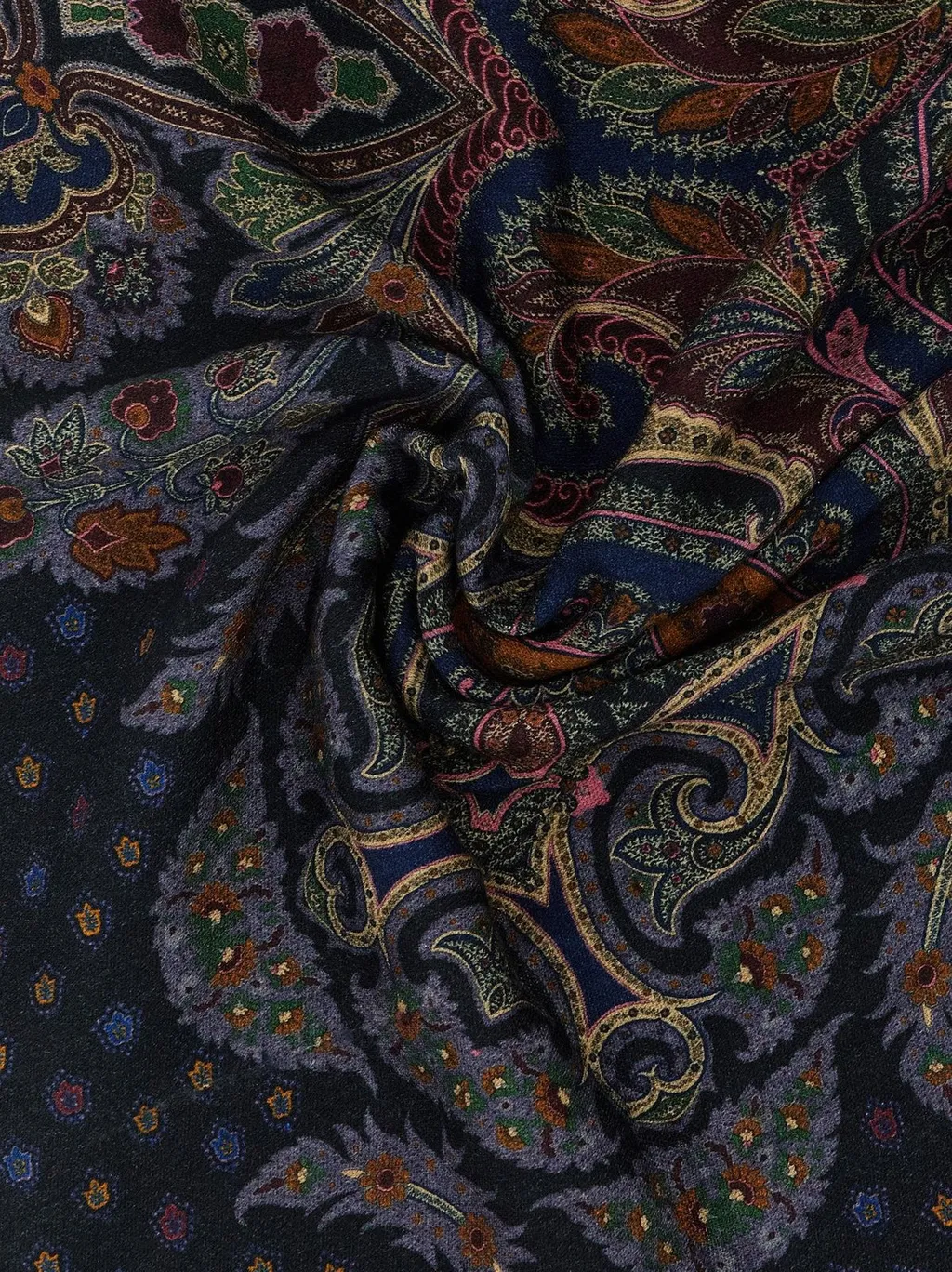 Etro Home Paisley Wool Scarf