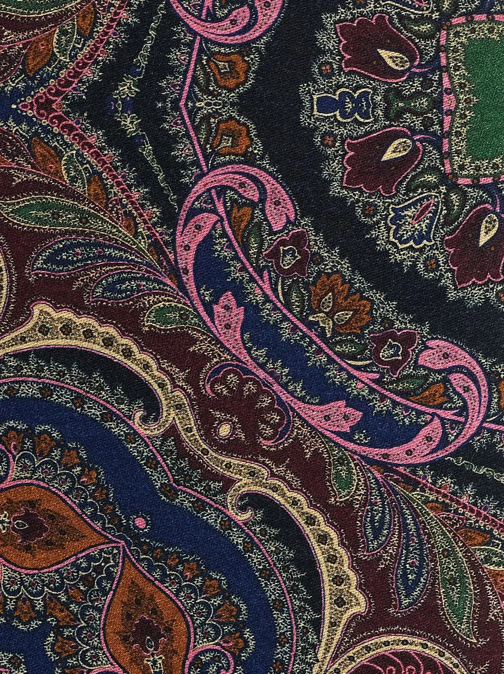 Etro Home Paisley Wool Scarf