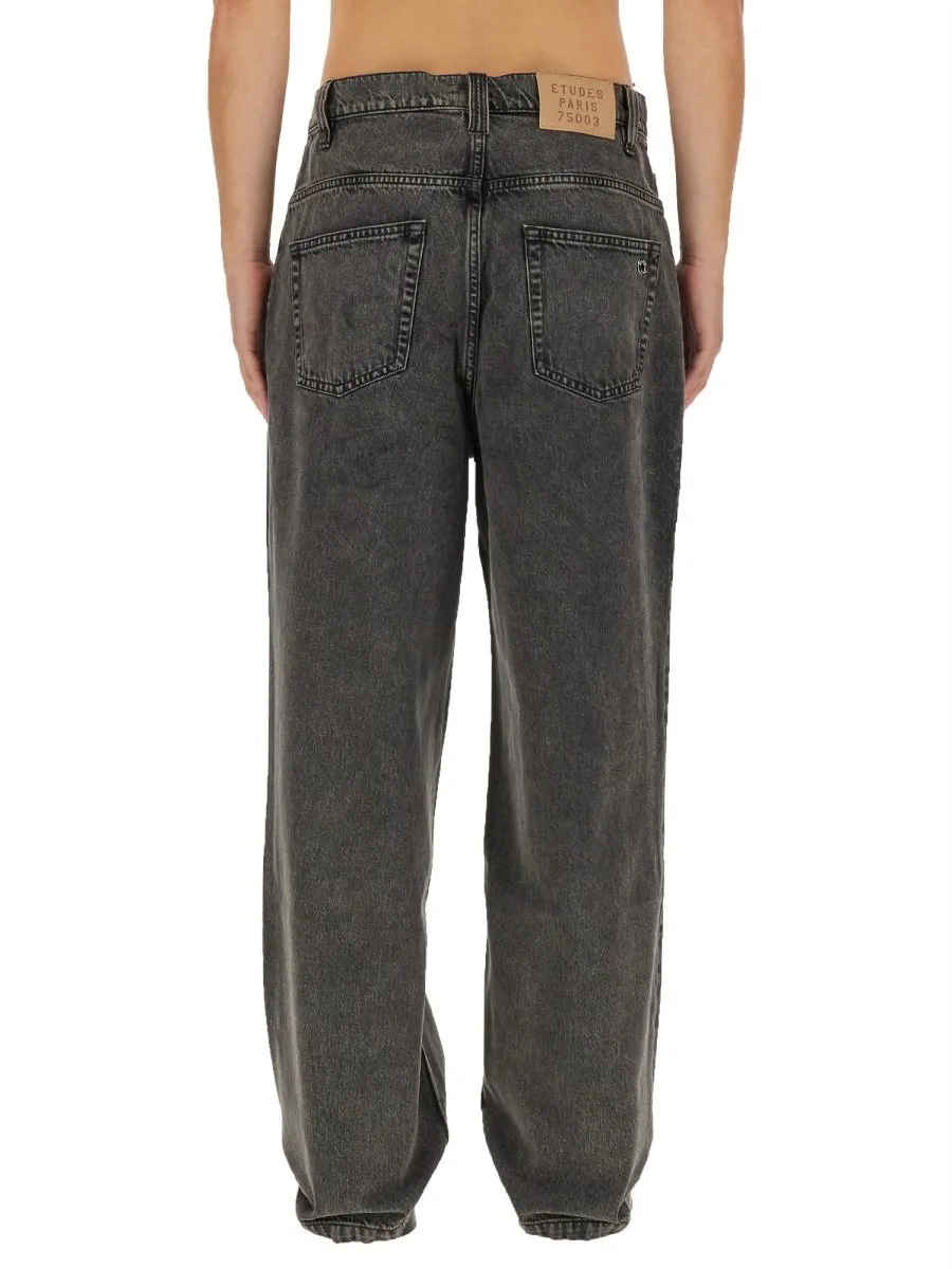 Etudes District Mid-Rise Straight Leg Jeans