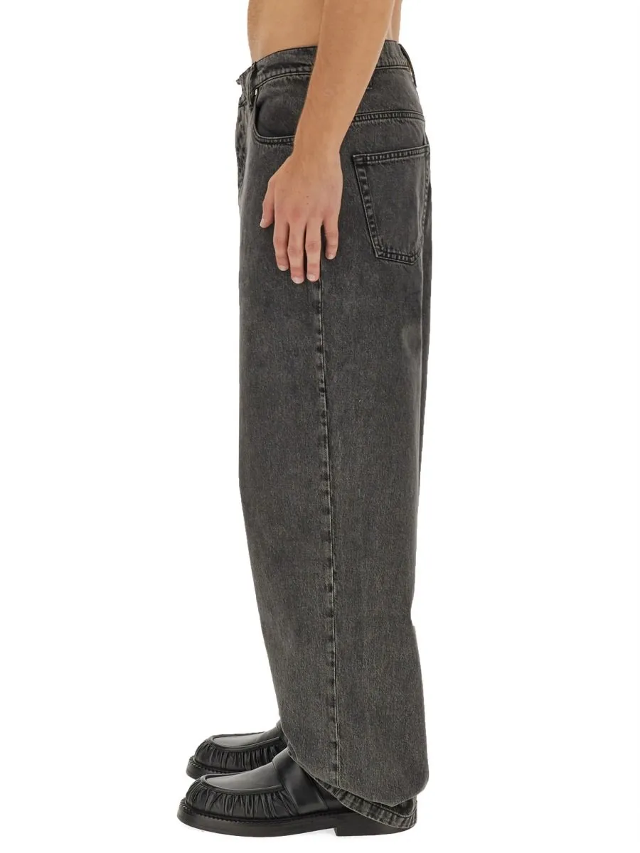 Etudes District Mid-Rise Straight Leg Jeans