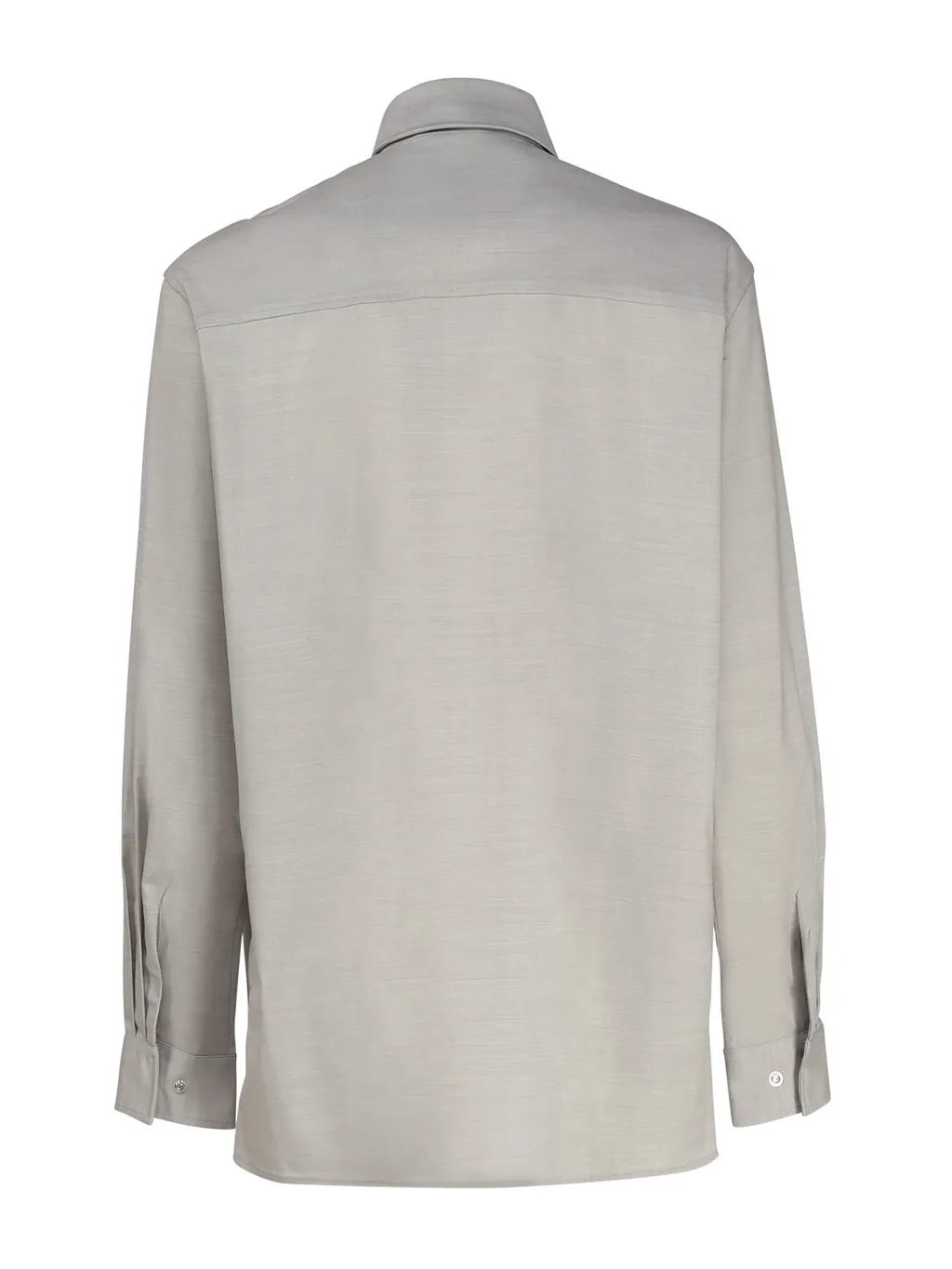 Etudes Zip-Up Curved Hem Shirt