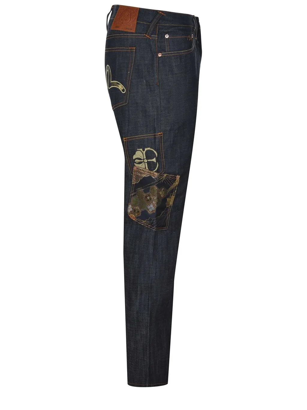 Evisu Embroidered Patch Jeans