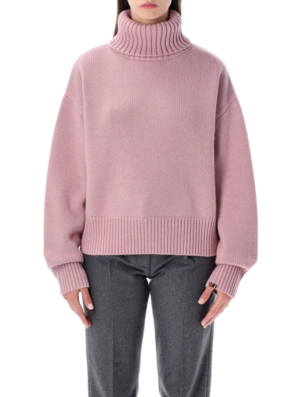 Extreme Cashmere Crop Xtra Turtleneck Sweater