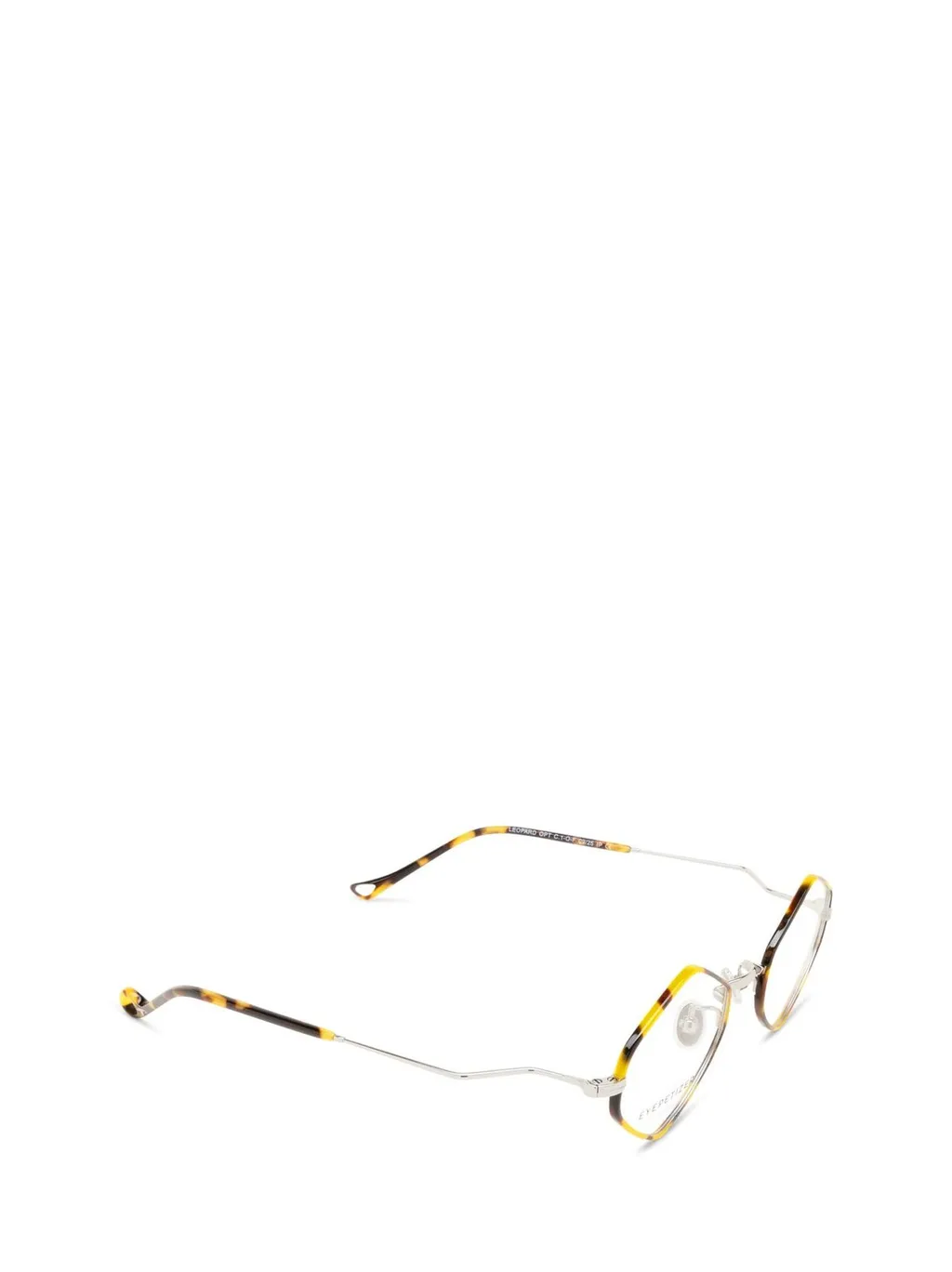 Eyepetizer Leopard Geometric Frame Glasses
