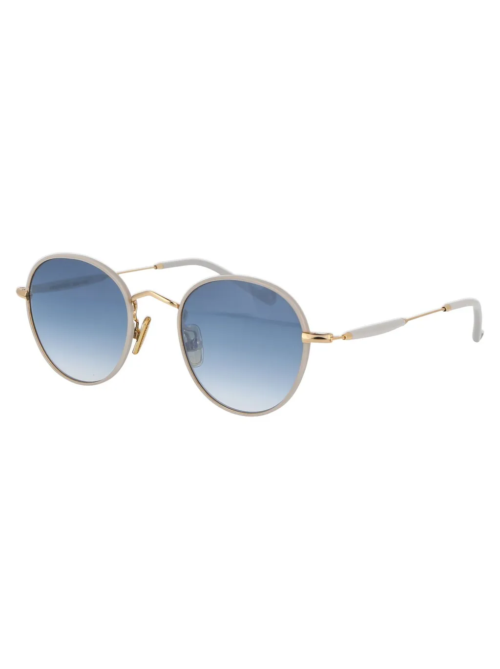 Eyepetizer Cinq Oval Frame Sunglasses