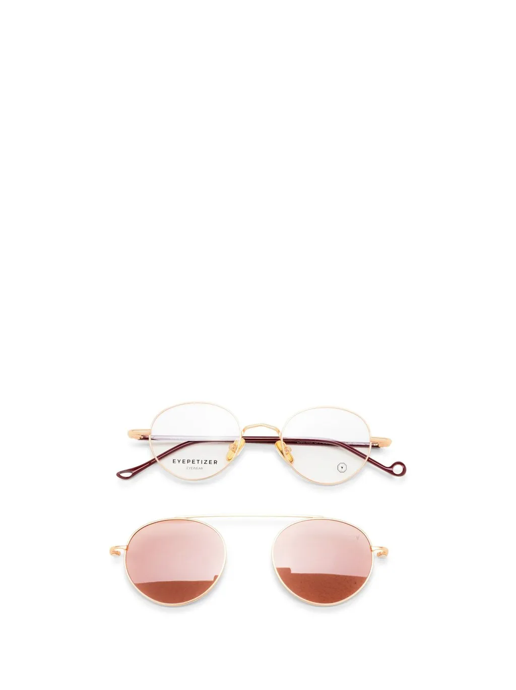 Eyepetizer Chatham Pilot Frame Clip On Sunglasses