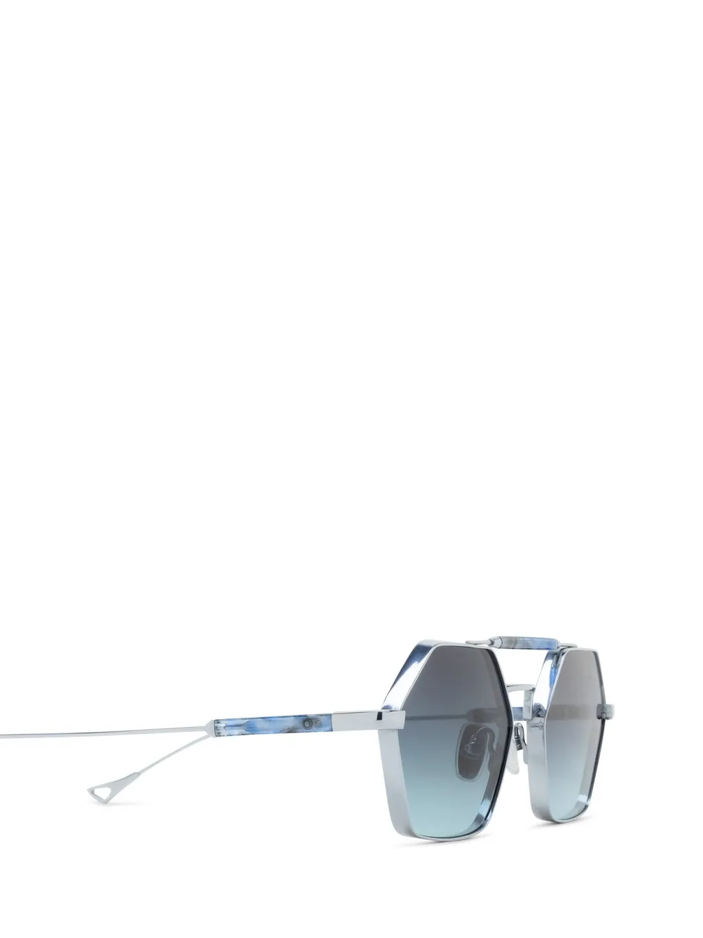 Eyepetizer Havana Pilot Frame Sunglasses
