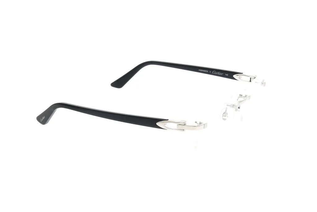 Cartier Rimless Rectangular Lens Glasses